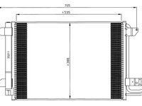 RADIATOR AC VW GOLF V - produs nou