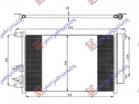 RADIATOR AER CONDITIONAT ALFA ROMEO 147 2001->2010 Radiator aer conditionat 1.9JTD (56x34x1.6) PIESA NOUA ANI 2001 2002 2003 2004 2005 2006 2007 2008 2009 2010