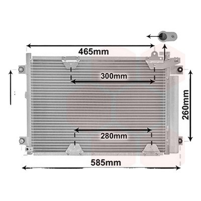 Radiator aer conditionat AUDI A4 8D2; B5 1994->