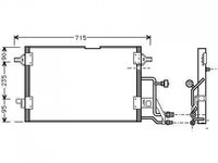 RADIATOR AER CONDITIONAT AUDI A4 B5 1994->2000 Radiator aer conditionat benzina/ diesel (1994->1996) (56.5x42) PIESA NOUA ANI 1994 1995 1996 1997 1998 1999 2000