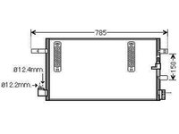RADIATOR AER CONDITIONAT AUDI Q5 2008->2012 Radiator aer conditionat (64,5x34,4x1,6) PIESA NOUA ANI 2008 2009 2010 2011 2012