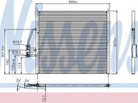 Radiator aer conditionat BMW Seria 5 Touring (E39) (1997 - 2004) NISSENS 94274