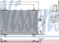 Radiator aer conditionat CITROËN XSARA cupe (N0) (1998 - 2005) NISSENS 94534