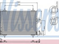 Radiator aer conditionat CITROËN XSARA PICASSO (N68) (1999 - 2016) NISSENS 94542