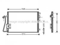 RADIATOR AER CONDITIONAT DACIA LOGAN 09.2004->2007 Radiator aer conditionat 1.4i 8V - 1.6 8V - 08 (51x38) PIESA NOUA ANI 2004 2005 2006 2007 2008