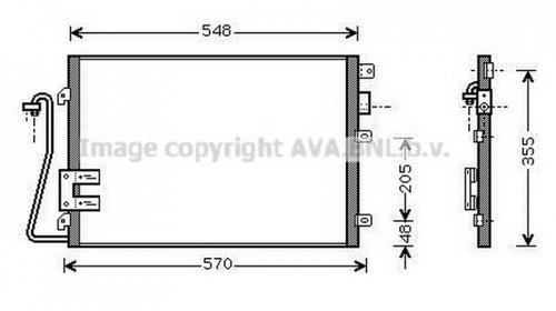 RADIATOR AER CONDITIONAT DACIA SANDERO 06.200