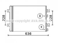 RADIATOR AER CONDITIONAT DACIA SANDERO 06.2008->2012 Radiator aer conditionat 1,4 - 1,6 benzina - 1,5 DCi (51x40) PIESA NOUA ANI 2008 2009 2010 2011 2012