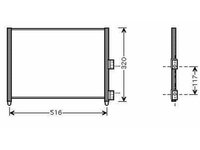 RADIATOR AER CONDITIONAT FIAT PUNTO 1999->2011 Radiator aer conditionat 1,6 - 1,9 JTD (50x31) PIESA NOUA ANI 1999 2000 2001 2002 2003 2004 2005 2006 2007 2008 2009 2010 2011