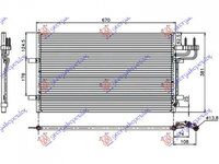 RADIATOR AER CONDITIONAT FORD FOCUS 2 2004->2010 Radiator aer conditionat benzina-diesel 62,8x37,4x1,6 2008->2011 PIESA NOUA ANI 2004 2005 2006 2007 2008 2009 2010