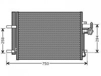 RADIATOR AER CONDITIONAT FORD MONDEO 4 2011-> Radiator aer conditionat 1.6 - 1.8BZ - 2.0TDCi (58x46.5x1.6) PIESA NOUA ANI 2011 2012 2013 2014 2015 2016 2017