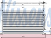 Radiator aer conditionat FORD MONDEO Mk III (B5Y) (2000 - 2007) NISSENS 94585