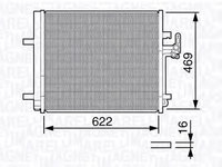 Radiator aer conditionat FORD S-MAX (WA6) (2006 - 2016) MAGNETI MARELLI 350203645000