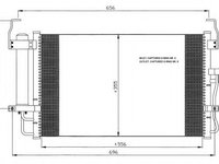 Radiator aer conditionat HYUNDAI COUPE (GK) (2001 - 2009) NRF 35474