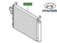 Radiator aer conditionat HYUNDAI i10 2013- original