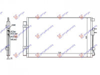 RADIATOR AER CONDITIONAT HYUNDAI SANTA FE 2012->2017 Radiator aer conditionat 2.4 16V-GDI - 3.3i benzina (680x430x12) TYPE HELLA PIESA NOUA ANI 2012 2013 2014 2015 2016 2017 2018