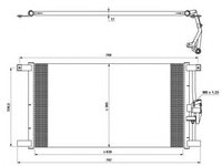 Radiator aer conditionat JAGUAR XK 8 Convertible (QDV) (1996 - 2005) NRF 35640