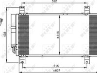 Radiator aer conditionat MAZDA 6 hatchback GH NRF NRF 35949