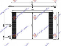 RADIATOR AER CONDITIONAT MERCEDES CLA 2013-> Radiator aer conditionat A 45 AMG 65x43x12 2013->2016 PIESA NOUA ANI 2013 2014 2015 2016 2017 2018