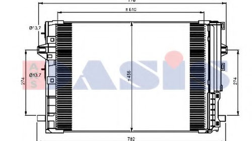 Radiator aer conditionat MERCEDES GLA-CLASS (