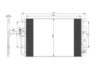 RADIATOR AER CONDITIONAT MERCEDES SPRINTER din 2006 VOLKSWAGEN CRAFTER din 2006