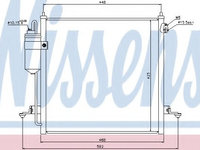 Radiator aer conditionat MITSUBISHI L 200 (KB_T, KA_T) (2004 - 2016) NISSENS 940068