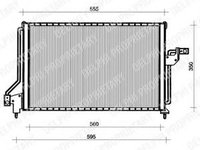 Radiator aer conditionat OPEL ASTRA F combi (51_, 52_) (1991 - 1998) QWP WAC264