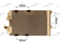 Radiator aer conditionat OPEL ASTRA G cupe (F07_) (2000 - 2005) FRIGAIR 0807.2029