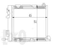 Radiator aer conditionat OPEL ASTRA G hatchback (F48_, F08_) (1998 - 2009) KALTSTADT KS-01-0040