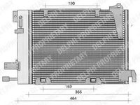 Radiator aer conditionat OPEL ASTRA G limuzina (F69_) (1998 - 2009) DELPHI TSP0225221