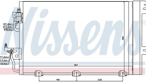 Radiator aer conditionat Opel Astra H benzina