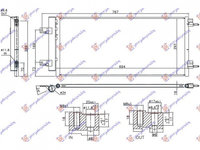 RADIATOR AER CONDITIONAT OPEL ASTRA K 2016-> Radiator aer conditionat toate modelele benzina/diesel TURBO PIESA NOUA ANI 2016 2017 2018 2019 2020