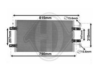 RADIATOR AER CONDITIONAT OPEL MOVANO 2006->2012 Radiator aer conditionat 2 5 CDTi 69x39 PIESA NOUA ANI 2006 2007 2008 2009 2010 2011 2012