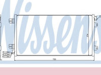 Radiator aer conditionat OPEL MOVANO caroserie (F9) (1999 - 2016) NISSENS 94659