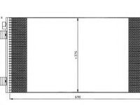 Radiator aer conditionat OPEL MOVANO platou / sasiu (U9, E9) (1998 - 2016) NRF 35484