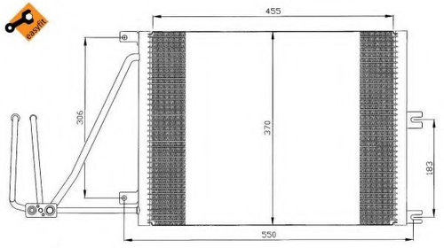 Radiator aer conditionat OPEL VECTRA B combi 