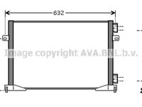 RADIATOR AER CONDITIONAT OPEL VIVARO 2001->2006 Radiator aer conditionat 2 0 I 16V /1 9 DTi 57x44x1 6 PIESA NOUA ANI 2002 2003 2004 2005 2006