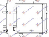 RADIATOR AER CONDITIONAT PEUGEOT 107 2012-> Radiator aer conditionat 1 0 i-12V 1,4 HDi 35x36x16 PIESA NOUA ANI 2012 2013 2014 2015 2016 2017