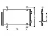 RADIATOR AER CONDITIONAT PEUGEOT BOXER 2002->2006 Radiator aer conditionat benzina/ diesel 53 7x34x16 2004->2006 PIESA NOUA ANI 2002 2003 2004 2005 2006