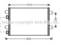 Radiator aer conditionat RENAULT LOGAN I (LS_) (2004 - 2016) AVA QUALITY COOLING RTA5317