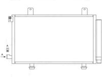 RADIATOR AER CONDITIONAT SUZUKI SX4 DUPA AN 2006