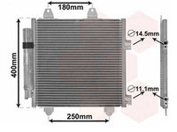 RADIATOR AER CONDITIONAT TOYOTA AYGO 2005->2014 Radiator aer conditionat 1 0 i - 12V 1,4 HDi 35x36x16 PIESA NOUA ANI 2005 2006 2007 2008 2009 2010 2011 2012 2013 2014