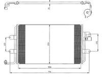 RADIATOR AER CONDITIONAT VOLKSWAGEN NEW BEETLE din 1998 pana in 1999