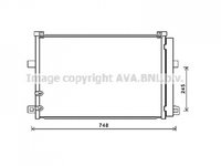 RADIATOR AER CONDITIONAT VW AMAROK 2010->2016 Radiator aer conditionat 2 0 TSi - 2 0 TDi 65x45 2x15 PIESA NOUA ANI 2010 2011 2012 2013 2014 2015 2016