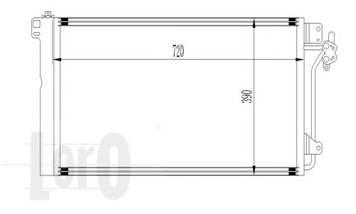 Radiator aer conditionat VW MULTIVAN Mk V (7HM, 7H
