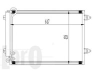 Radiator aer conditionat VW PASSAT (362) (2010 - 2014) LORO 053-016-0018