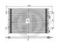 RADIATOR AER CONDITIONAT VW SHARAN 1995->2010 Radiator aer conditionat benzina/ diesel 54,5x36,8x20 1996->2000 PIESA NOUA ANI 1996 1997 1998 1999 2000