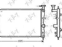 RADIATOR APA 1.1-1.3-1.5 M/A (64x40,5) - SMART FORFOUR 04-15, SMART, SMART FORFOUR 04-15, 023806300