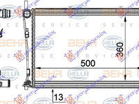 RADIATOR APA 1,2-1,4-1,6 +/-AC (50x35,6) (BEHR ALTERNATIVA) - MAZDA 2 03-07, MAZDA, MAZDA 2 03-07, 025906325