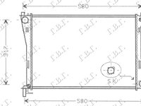 RADIATOR APA 1,2-1,4-1,6 +/-AC (50x35,6) - MAZDA 2 03-07 pentru MAZDA, MAZDA 2 03-07 025906310