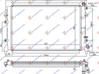 Radiator Apa 1 2/1 4 Tsi Benzina (627x395x20) - Seat Leon 2005 , 1k0121251cm